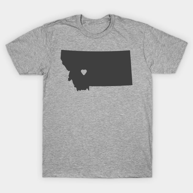 Montana Love T-Shirt by juniperandspruce